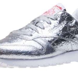 Reebok Originals Metallic Foil Silver Sneakers
